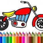 BTS Motorbike Coloring